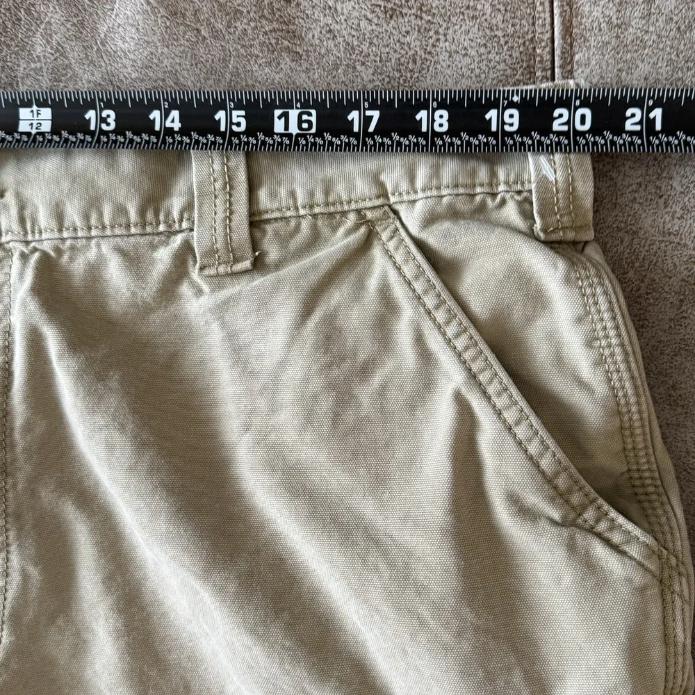 Carhartt Cargo Shorts Mens 42 Relaxed Fit Khaki Work Utility‎ Pocket Casual